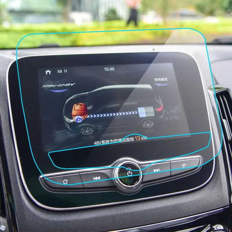 Закаленное стекло GPS навигационный экран протектор для CHANGAN CS55 2018 2019 2020