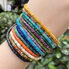 Бусины из натурального камня, 4*4*2 мм