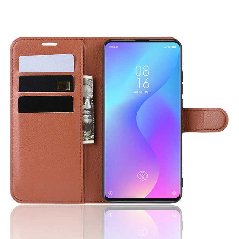 Для Xiaomi mi 9 T чехол Чехол Флип Роскошный кошелек Обложка на заднюю панель из