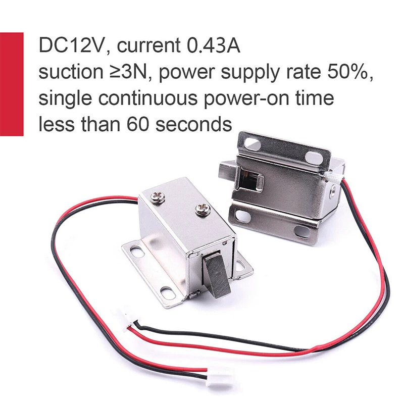 2 шт. электрозамок для дверей DC 12 В | Обустройство дома