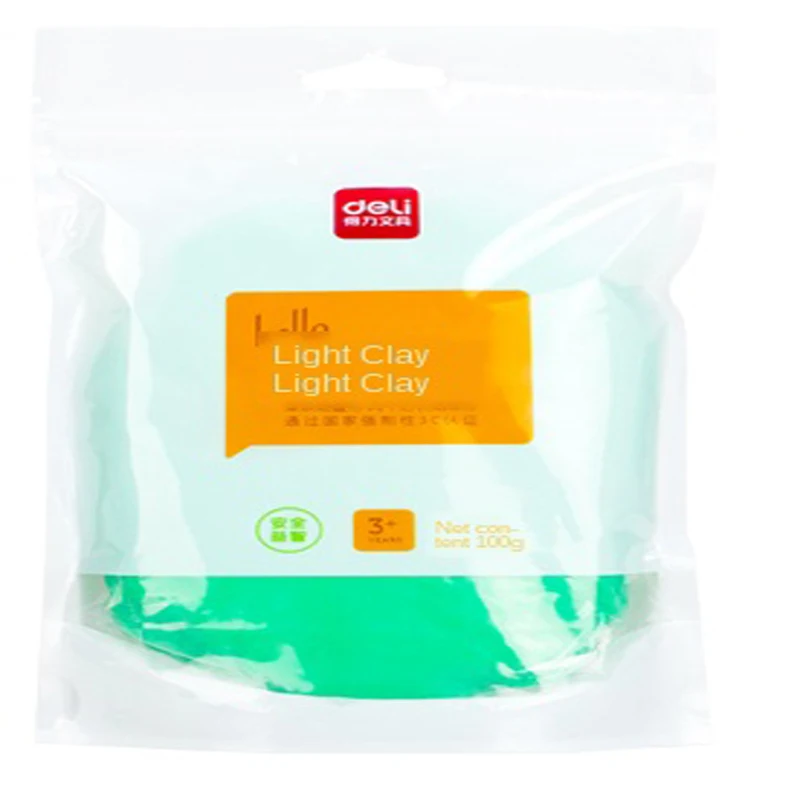 Пластилин Deli светильник светлая глина цветные игрушки сделай сам безопасная