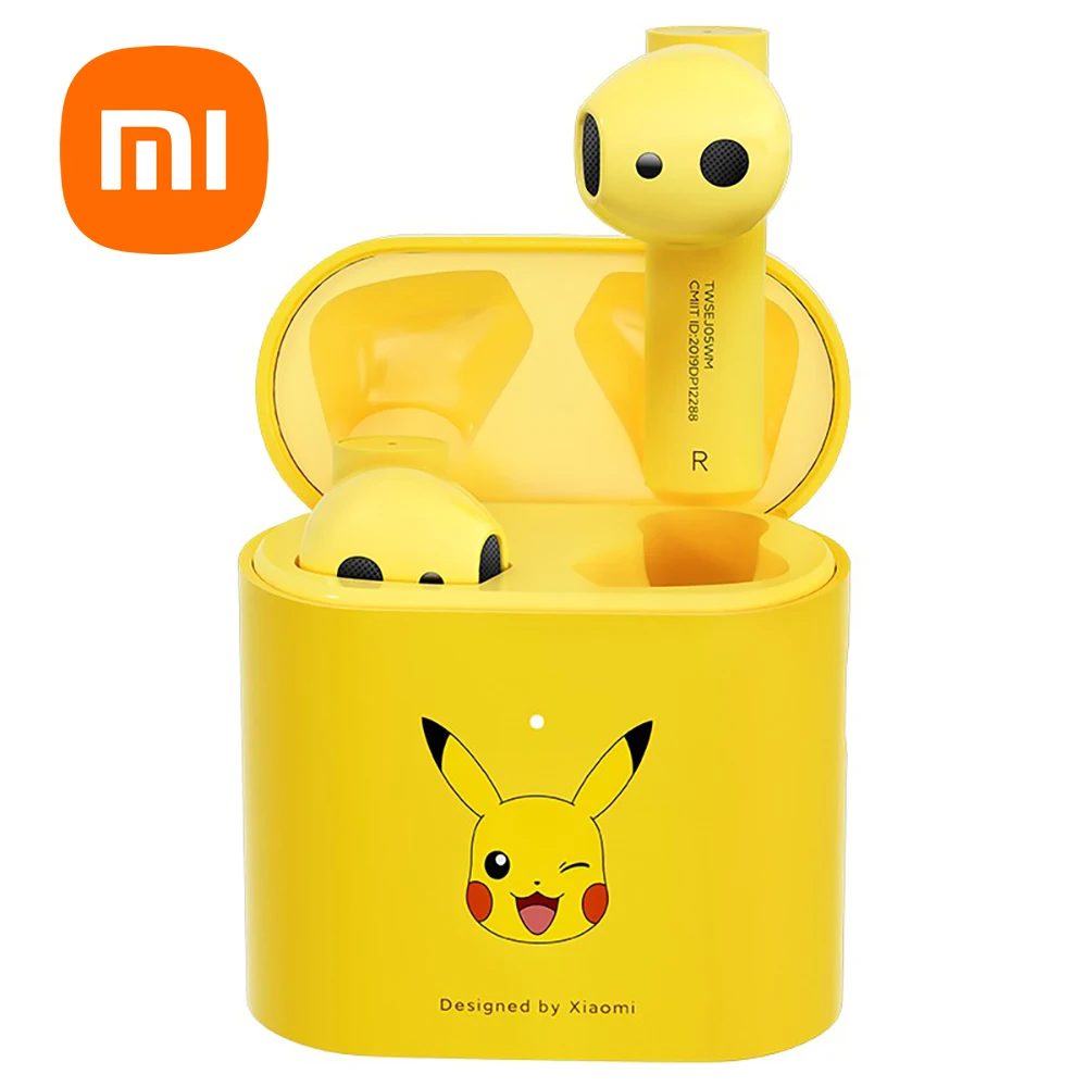  Original Xiaomi Pokémon Ash's Pikachu Mi True Wireless Earphones 2s Airdots Pro Air 2s TWS Bluetooth Headset Stereo Sport ANC 