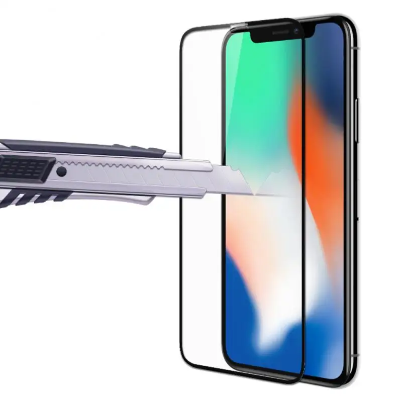 Прочная защитная пленка для экрана закаленное стекло не задняя пластина Iphone X Xs Max