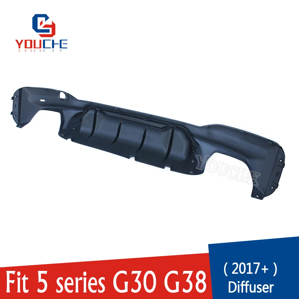 G30 задний бампер диффузор спойлер для BMW 5 серии 4-дверный седан 2017 + ABS Пластик