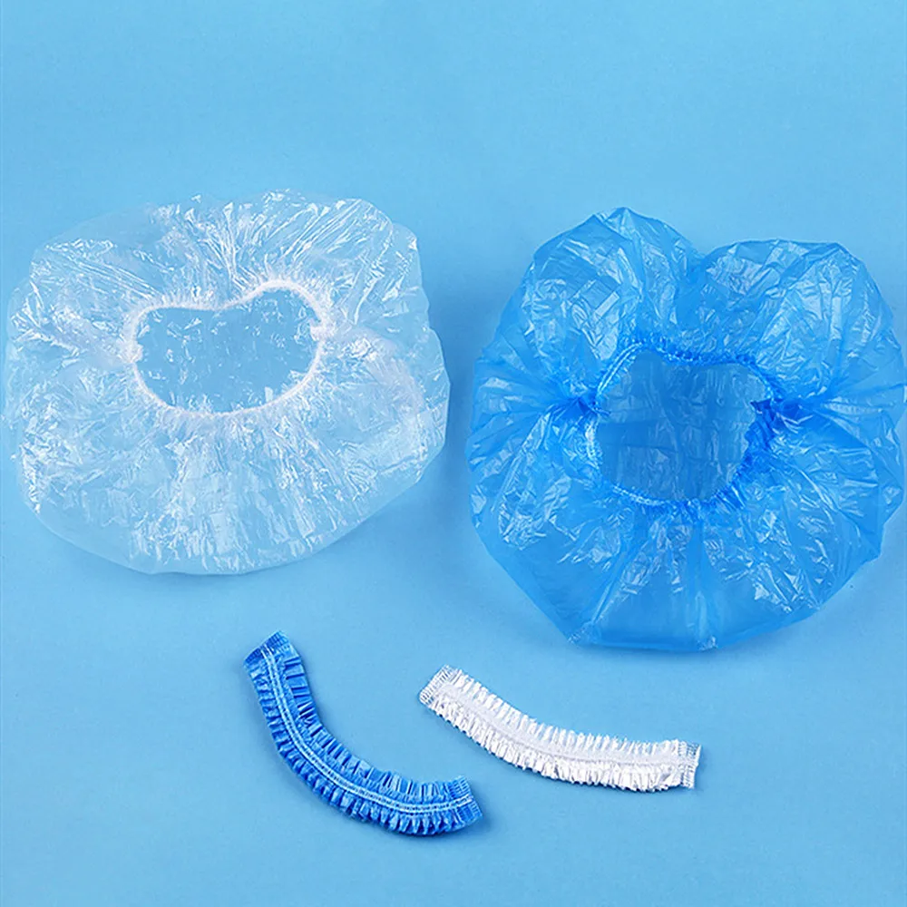 Водонепроницаемый и прочный одноразовый эластичный банный колпачок прозрачный