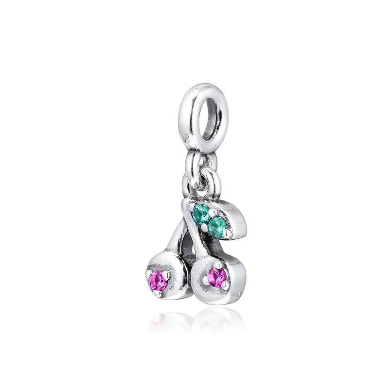 CKK подходит для браслета Pandora ME My Cherry Подвески изготовления украшений из серебра