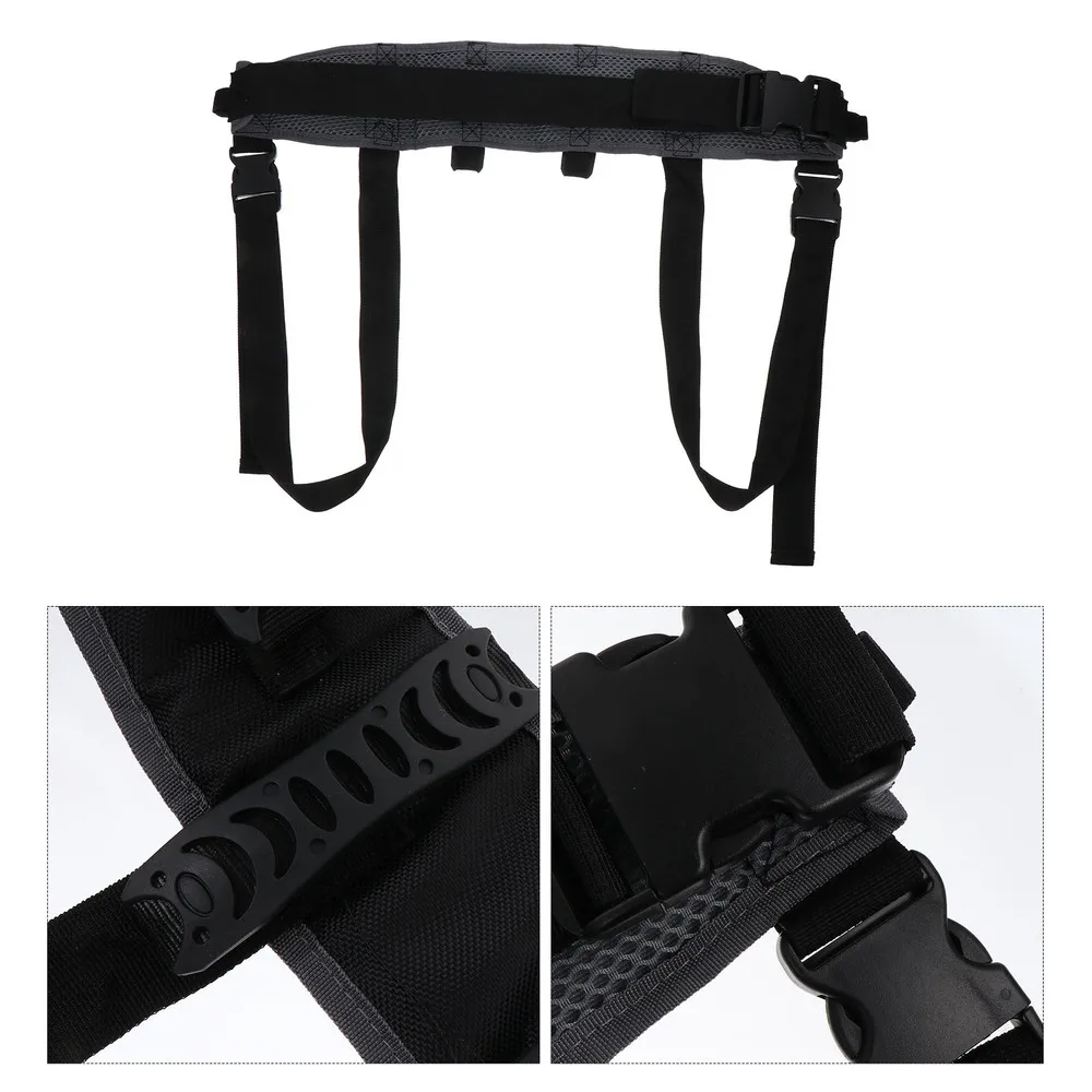 

1pc Auxiliary Belt Adult Secure Walking Belt Training Belt for Patient (black)