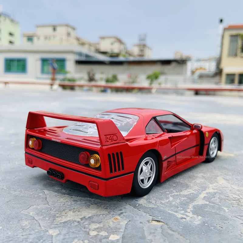 Коллекция Bburago 1:24 Ferrari F40 Авторизованная модель автомобиля из сплава коллекция