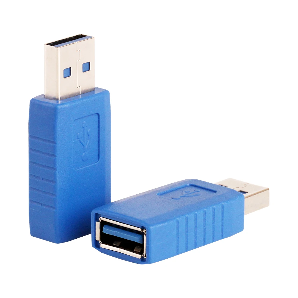 

Best price Blue USB 3.0 A Male to Female M/F Extend Adapter Connector Converter 100pcs