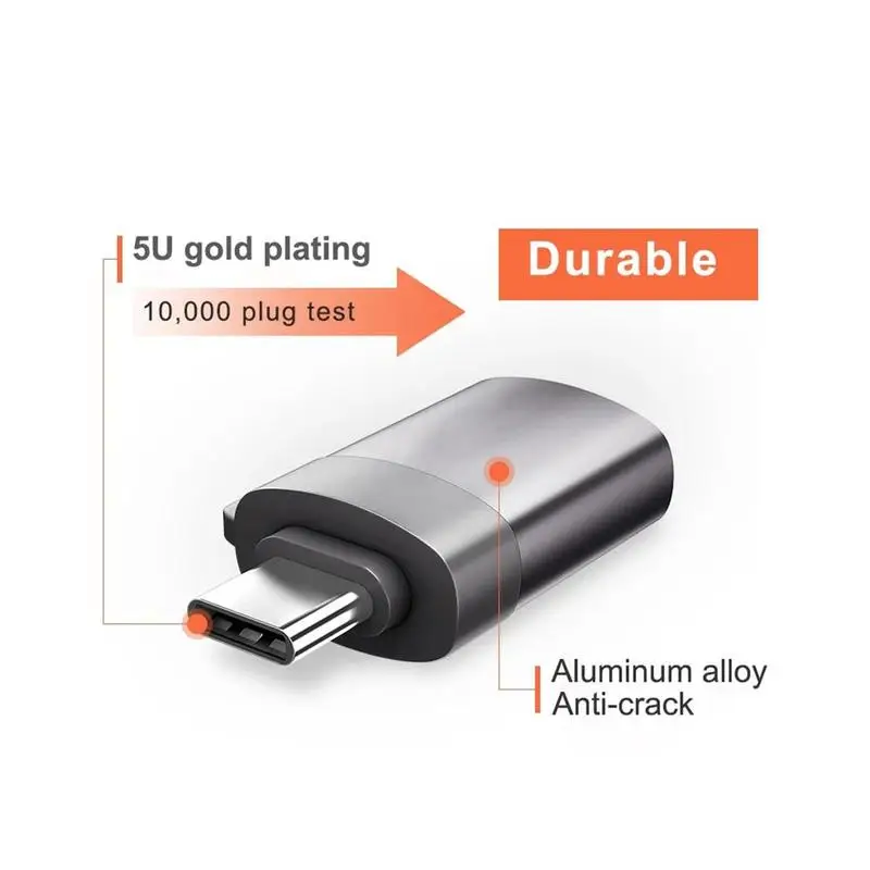 

USB C OTG Adapter Fast USB 3.0 to Type C Adapter for Macbook Xiaomi Huawei Mini USB Adapter Type-C OTG Cable Converter