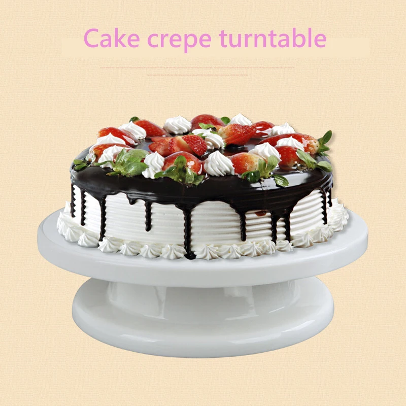 Инструмент для выпечки сделай сам пластиковая пластина торта вращающаяся