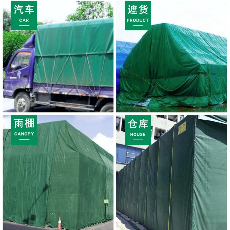 500 г/м2 Зеленый Баннер с ПВХ покрытием брезент Непромокаемая ткань наружный тент