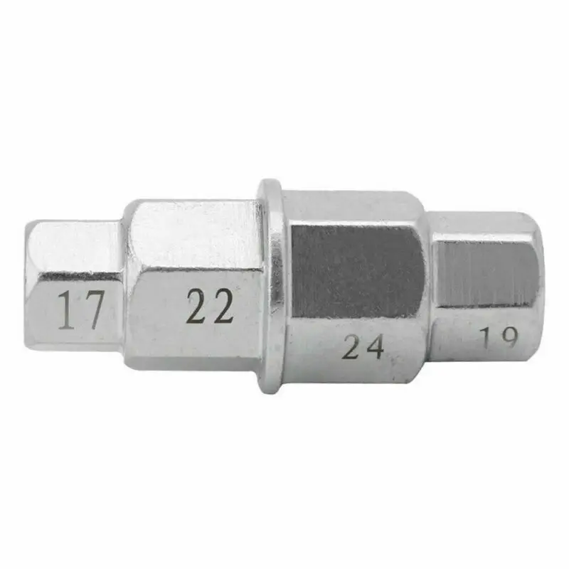 

Adapter Hex Axle 17mm-24mm 45# Steel Dirt bikes Motorcycle Silver Sport