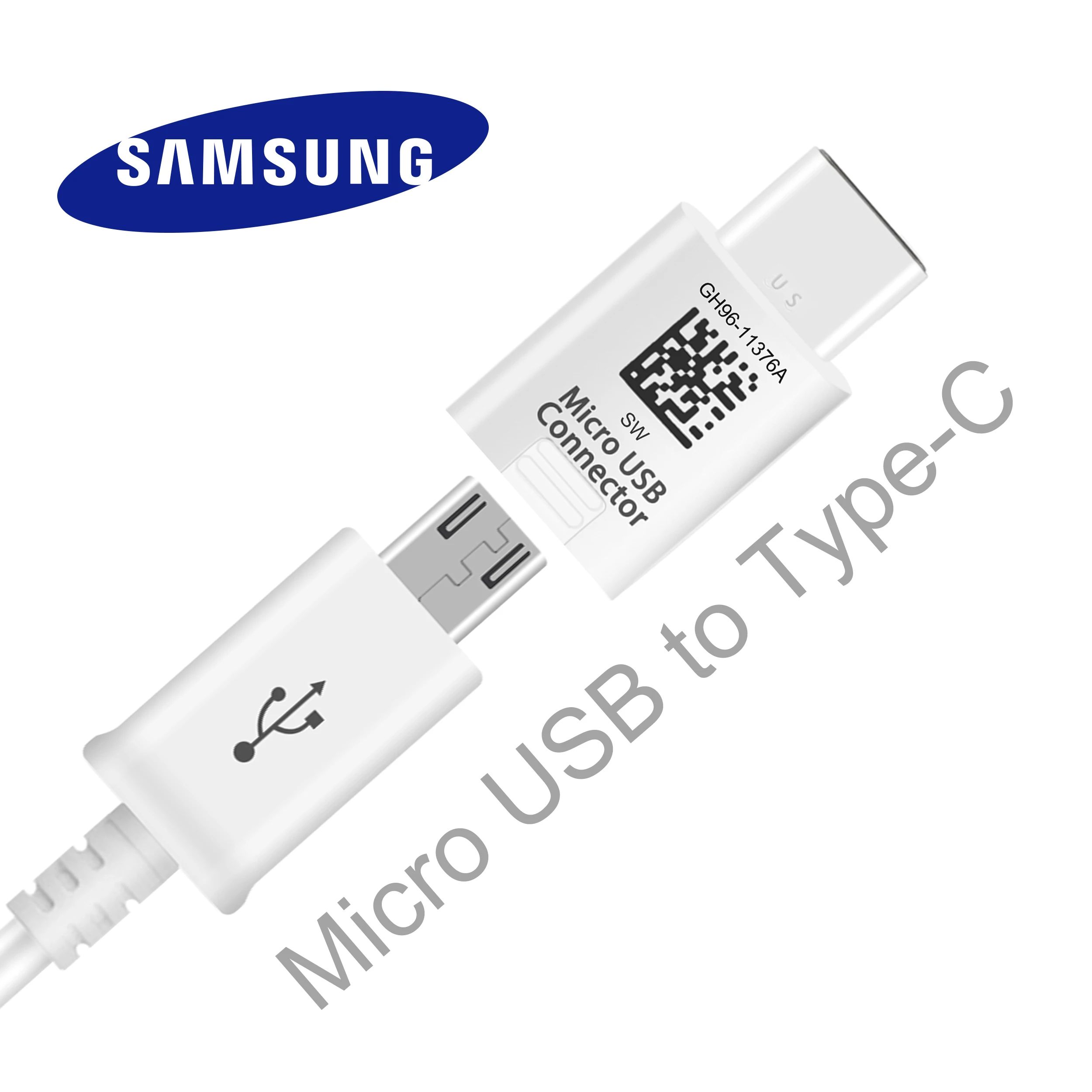 Оригинальный Samsung Micro USB к Тип C конвертер адаптер для Galaxy S8 плюс S9 S9plus S10 S10PLUS S10E Note 7