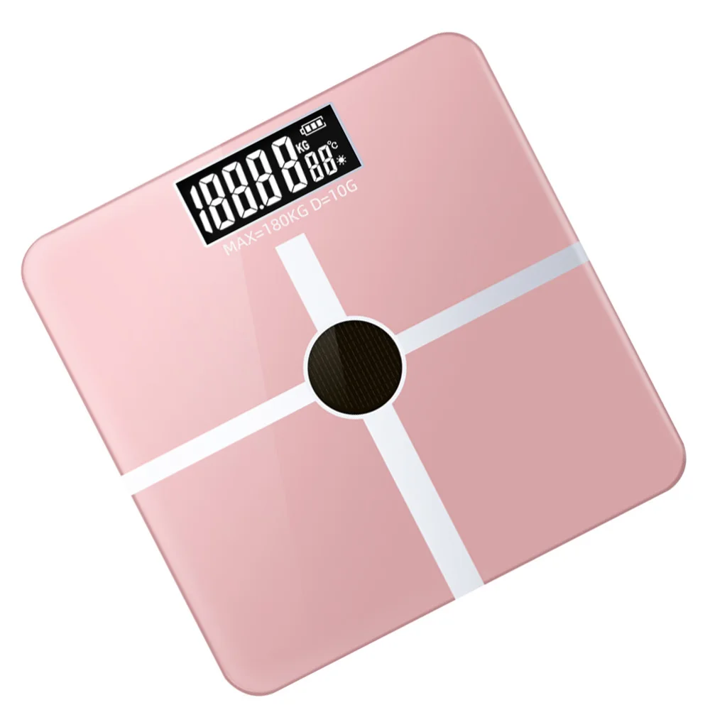 

1pc Home Body Weight Scale Energy Saving Solar Charging Electronic Scale