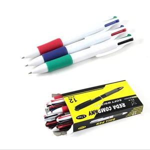 Шариковая ручка, 0,7 мм, 4 цвета в 1, 3 шт.