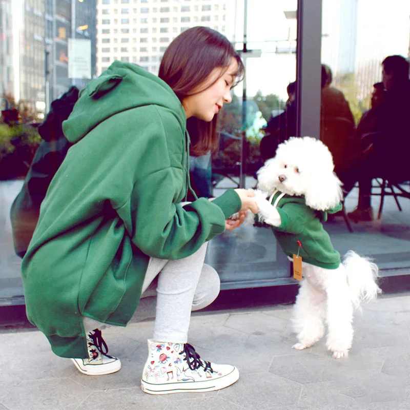 Зимняя толстовка с капюшоном для собак одежда французского бульдога костюм