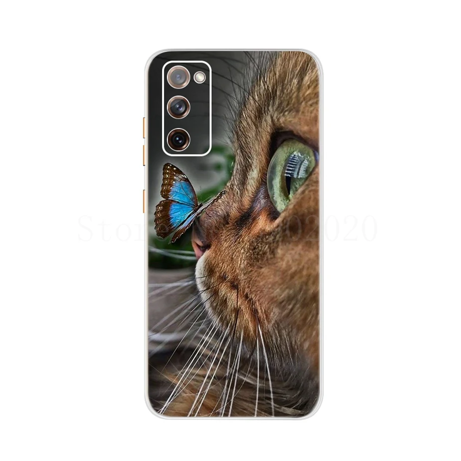 Чехол для Samsung Galaxy S20 FE S20FE мягкий силиконовый чехол с милым рисунком Fan Edition Lite |
