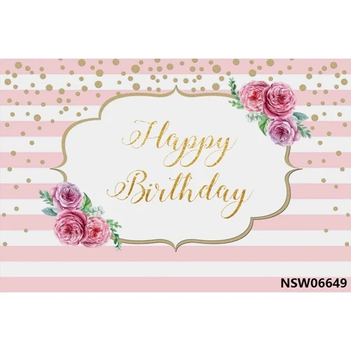 Yeele Baby 1st Birthday Backdrop Girl Princess Baby Shower Золотая Корона розовая пользовательская фотография Виниловый фон для фотостудии - Цвет: NSW06649