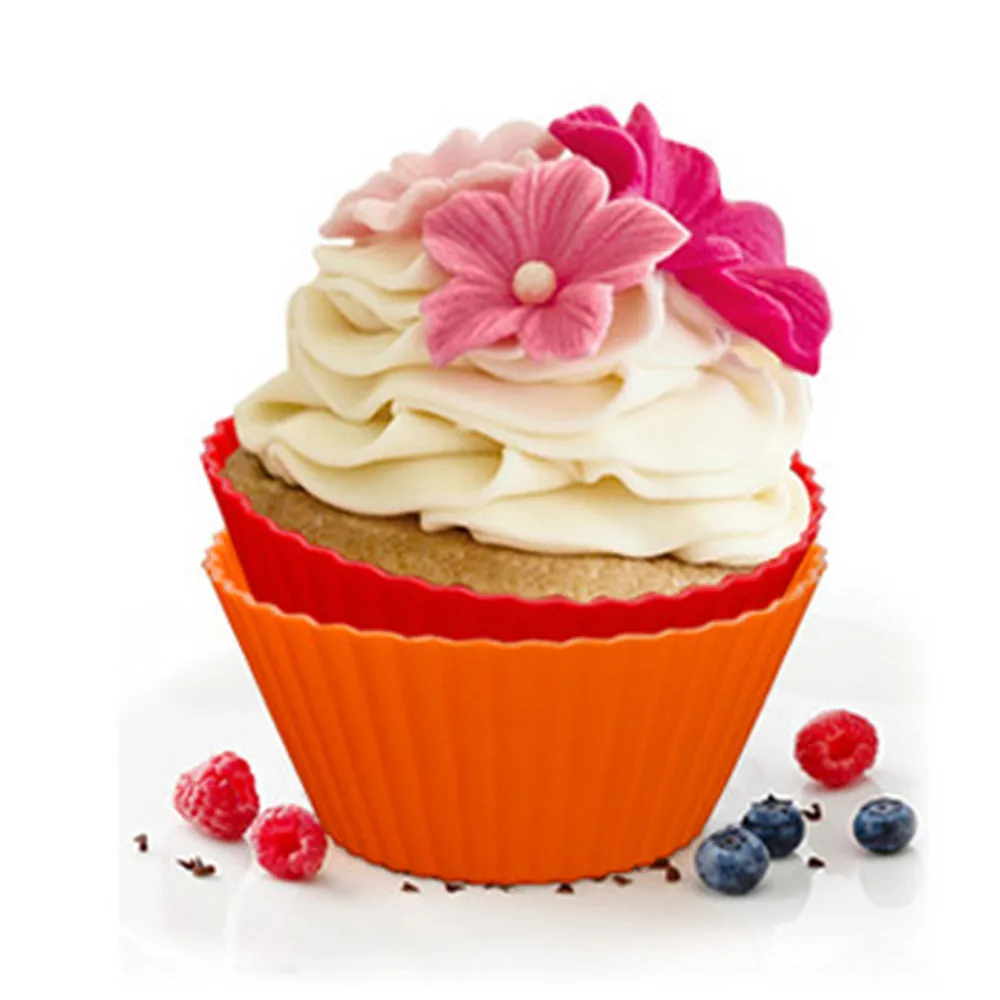 24 полости мини Muffin силиконовые мыло кекс и печенья выпечки Пан лоток плесень