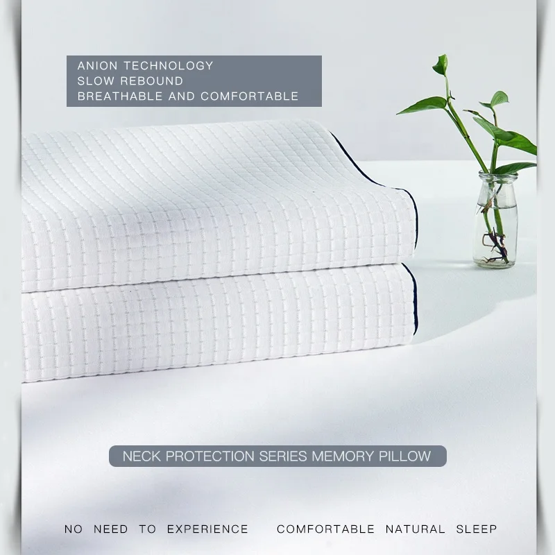 Подушка для постельных принадлежностей из пены с памятью шеи защита от боли в шее