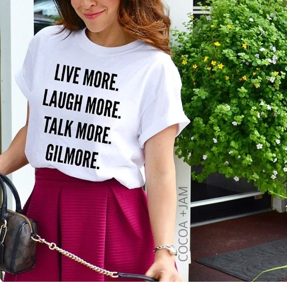 Любовь больше смеяться разговора футболка женская мода гранж tumblr хипстерские