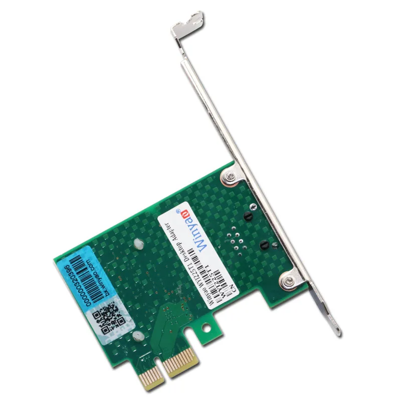 wyi225t1 pci e gigabit 2 5g network card desktop server i210 t1 free global shipping