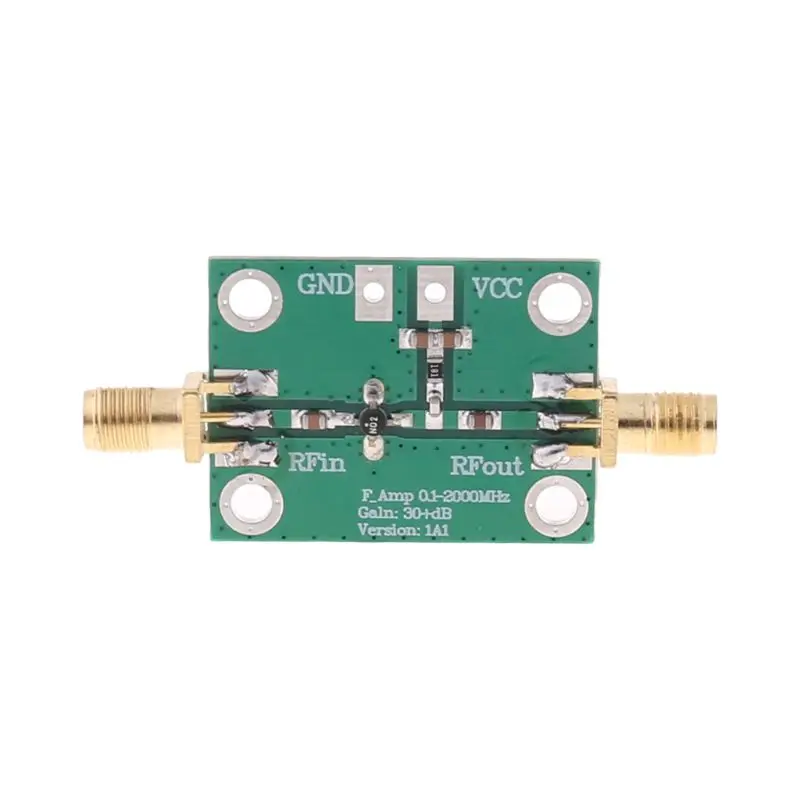 

0.1-2000MHz 2GHz RF Wideband Low Noise Amplifier LNA Broadband Module Gain 30dB