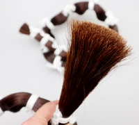 250g brown horse tail hairs dark chestnut horsetail extension tassels decoration horsehair 80cm to 115cm horsehair