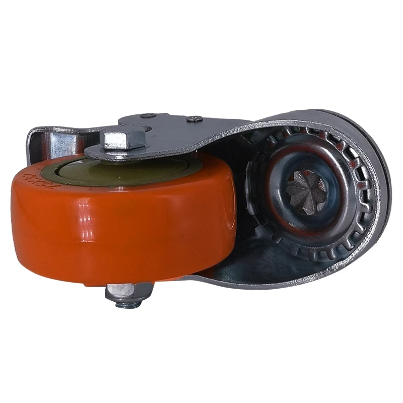 

4Pcs 3 Inch Screw Swivel Caster Truck Logistics Equipment Wheel Silent Medium Caster (Without Brake)