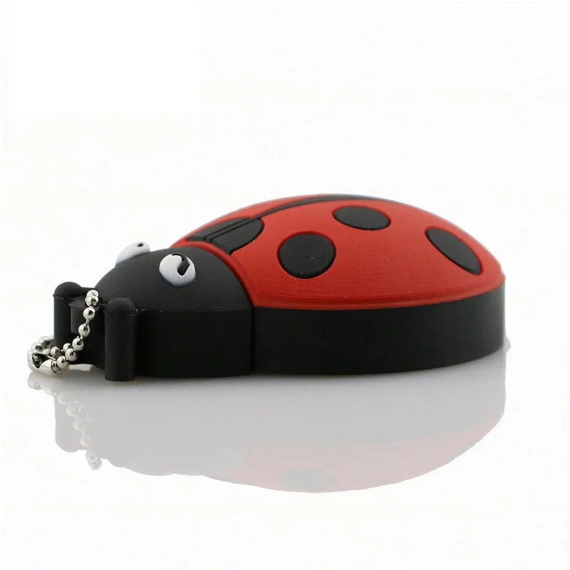 USB флешки насекомых леди Bettle флэш-накопитель 4 ГБ 16 32 нижнее белье с рисунками