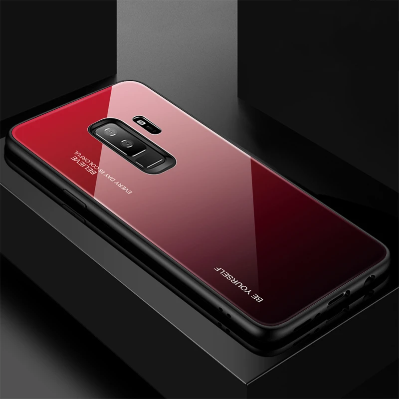 Чехол для телефона из закаленного стекла для Samaung Galaxy S9 S8 Plus Note 8 чехол с узором для Samaung S9 S8 Plus Note 8 чехлы из ТПУ с мягкими краями - Цвет: 05