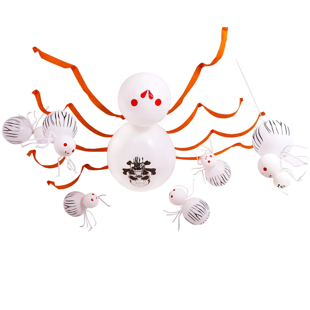 

New Halloween Party Decoration Balloon Spider Ghost Festival Party Supplies Haunted House Bar Layout