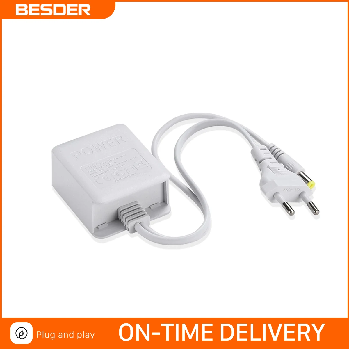BESDER AC 100 240V вход DC 12V 1A выходной источник питания с европейской вилкой адаптер