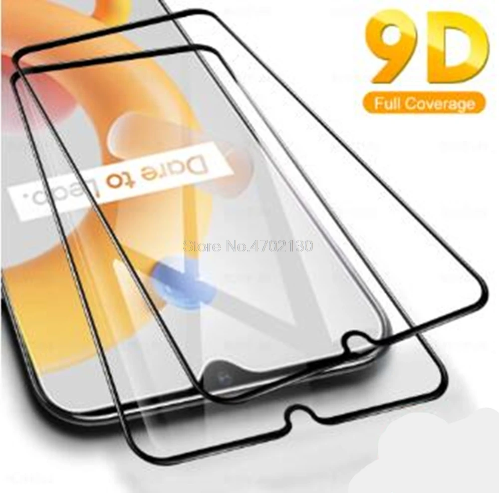 

Защитное стекло с полным покрытием для Oppo Realme C11, Защитное стекло для экрана Realme Realmy C 11 2021 Realmec11, закаленное стекло, пленка