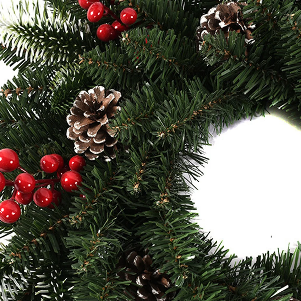 

2020 Christmas Wreath Handmade Rattan Pendant Garland Shopping Mall Door Decoration Advent Wreath