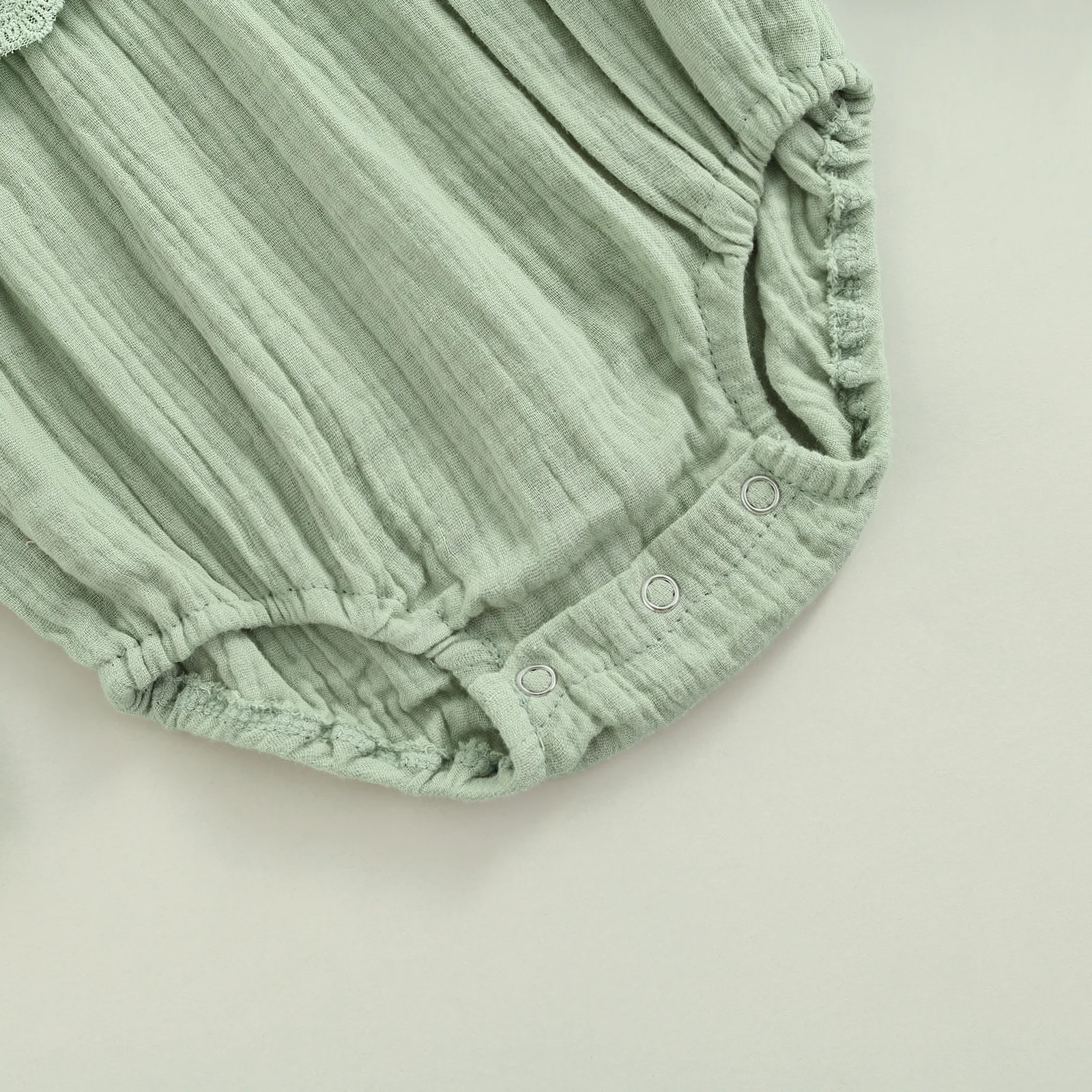 Детский комбинезон с цветочной вышивкой и длинным рукавом-фонариком - купить по