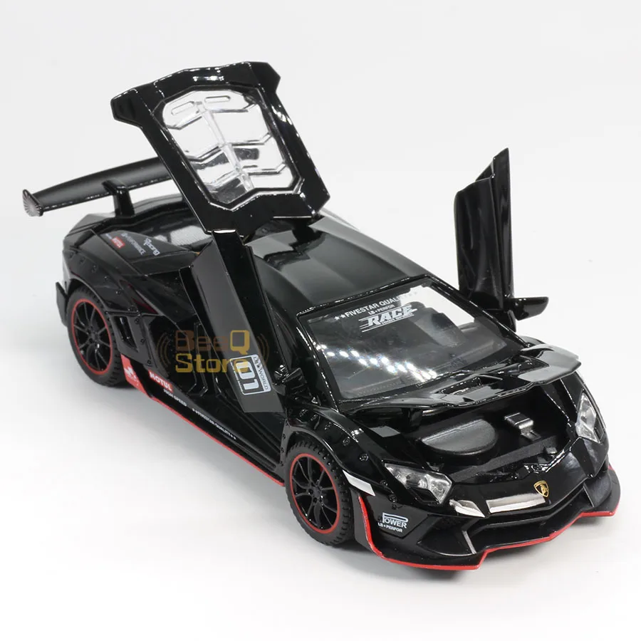 

1:32 LP700-4 Widebody Alloy Car Model Metal Diecast Toy Vehicles Car Model Lamborchini LP700 Super Roadster Die cast Pull Back