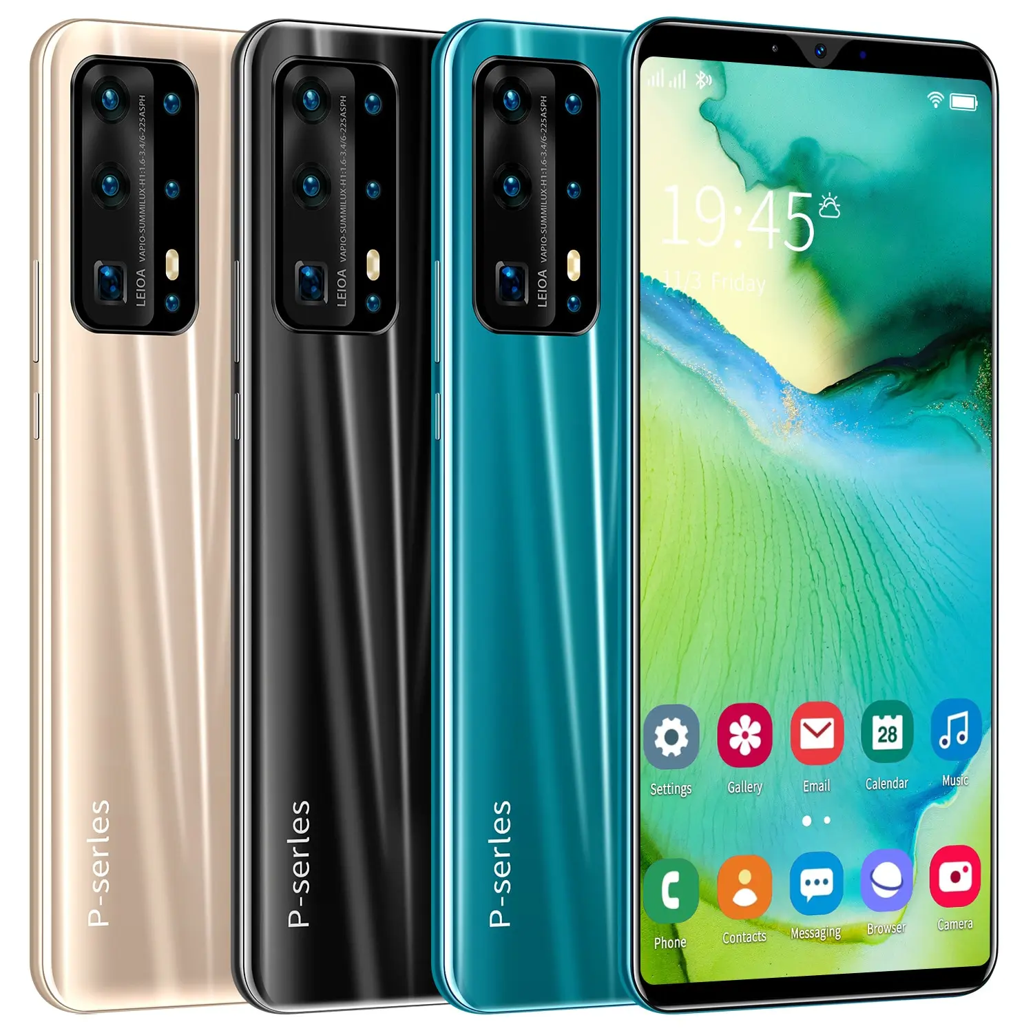 

P43 Cell Phone 6gb+128gb 4800mah Sim Dual + Micro Sd Global Version Mobile Phone Mtk6889 5.8 Inch Face Fingerprint Id Smartphone