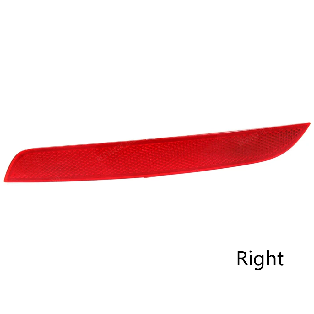 Пара отражателей для заднего бампера Левая Правая сторона пластиковые красные