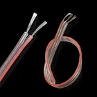 2p3p Прозрачный вещательный провод, параллельный аудиокабель, тонкий динамик, автомобильный провод для динамика 24AWG 0,2, квадратный мягкий двойной параллельный провод