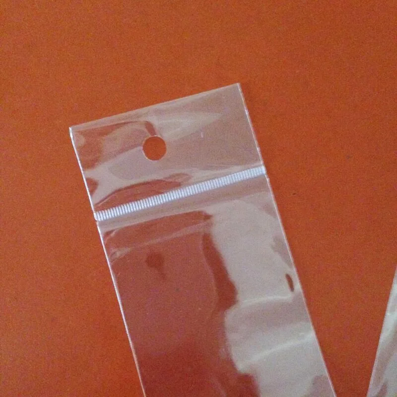 100 шт длинные закрывающиеся прозрачные пластиковые пакеты для наращивания волос