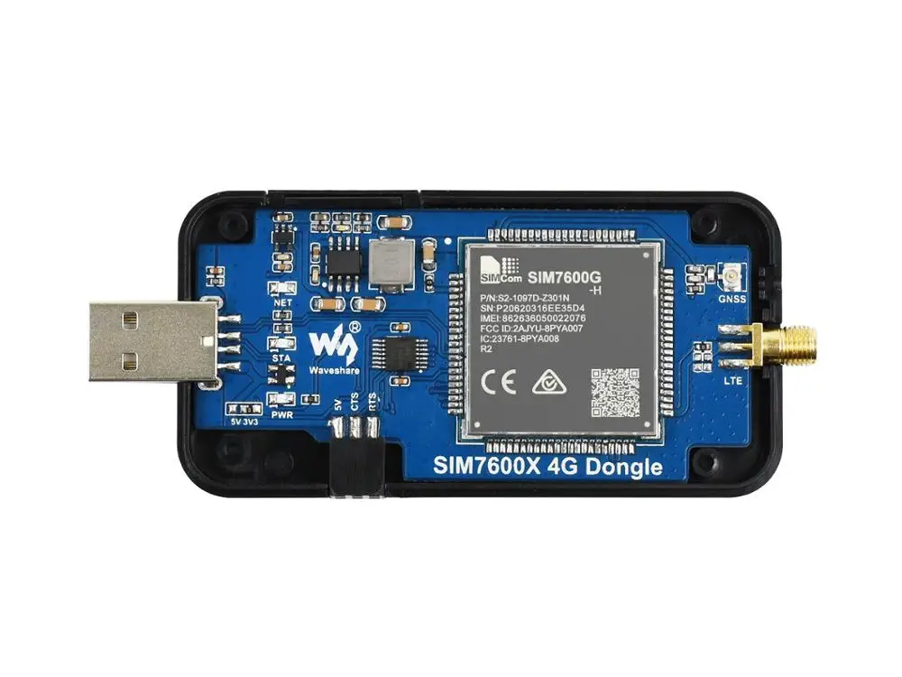 Waveshare SIM7600G-H 4G ,  GNSS,