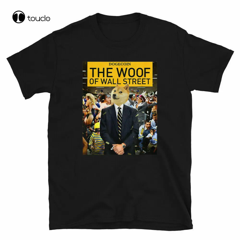 

Funny Dogecoin The Woof Crypto Short-Sleeve T-Shirt Tee Shirt unisex