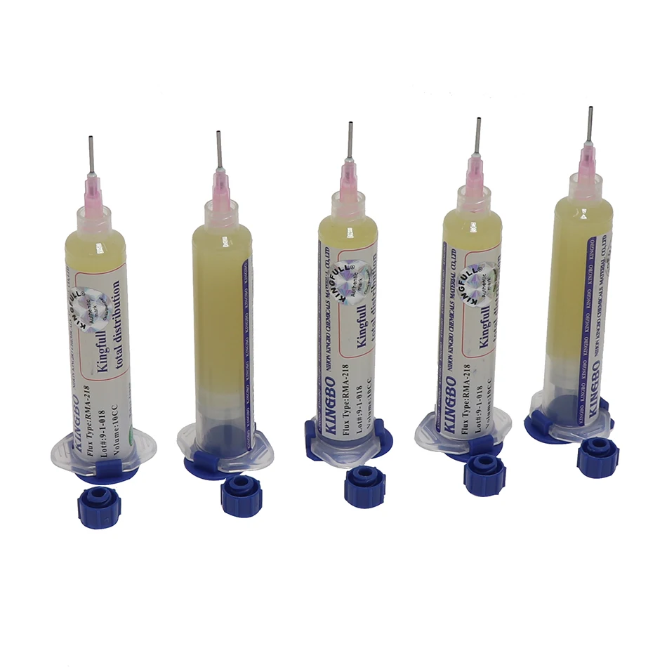 Паяльная флюсовая паста Kingbo RMA 218 RMA218 bga 10 мл для реболлинга SMT|Сварочные флюсы| |