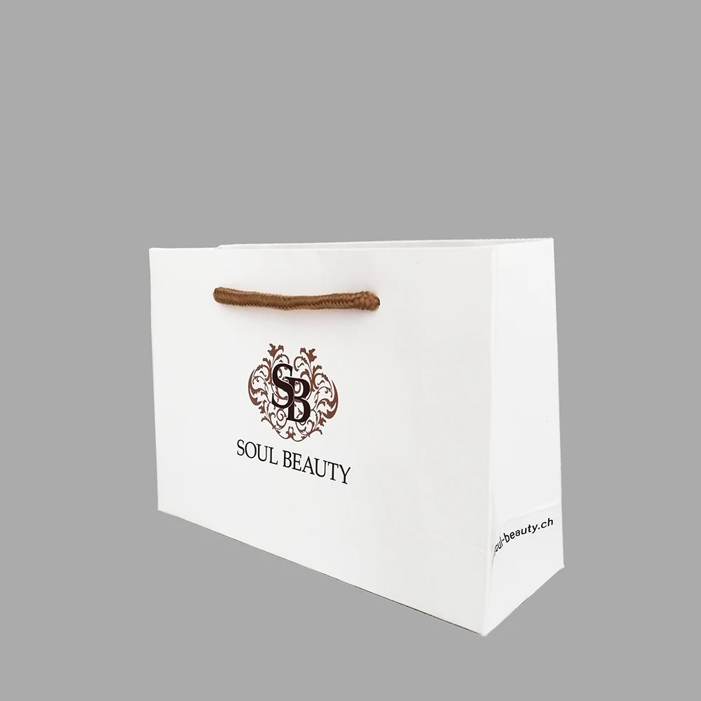 Бумажный пакет коробка с напечатанным логотипом на заказ Подарочный упаковочный