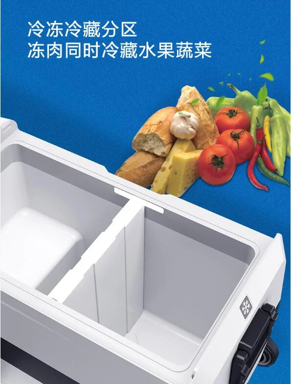 Portable Alpicool T60L car home refrigerator mini fridge AC100-240V DC12/24V Quick freezing and refrigeration convenient lever