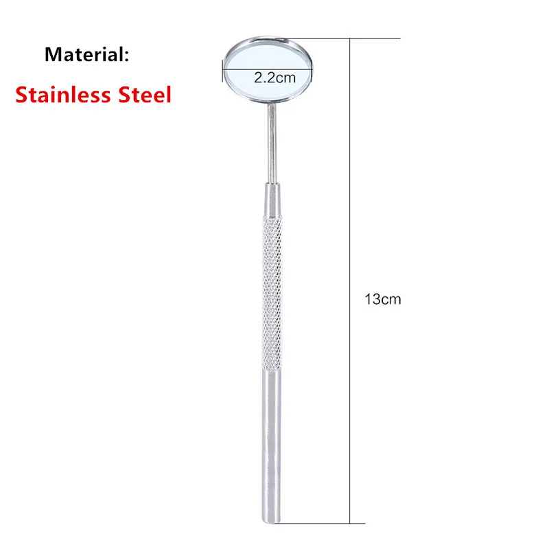 Зеркало для проверки наращивания ресниц из нержавеющей стали 1 шт. портативные