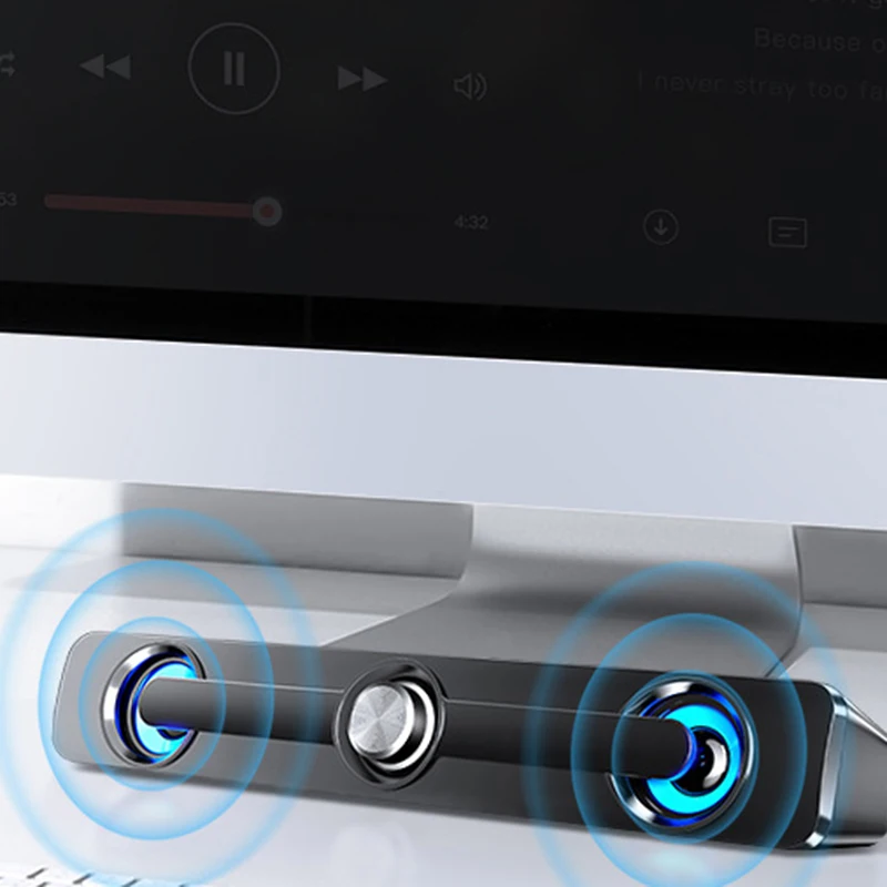 V-111 компьютер Динамик USB Проводная стерео динамик сабвуфера бас Bluetooth для