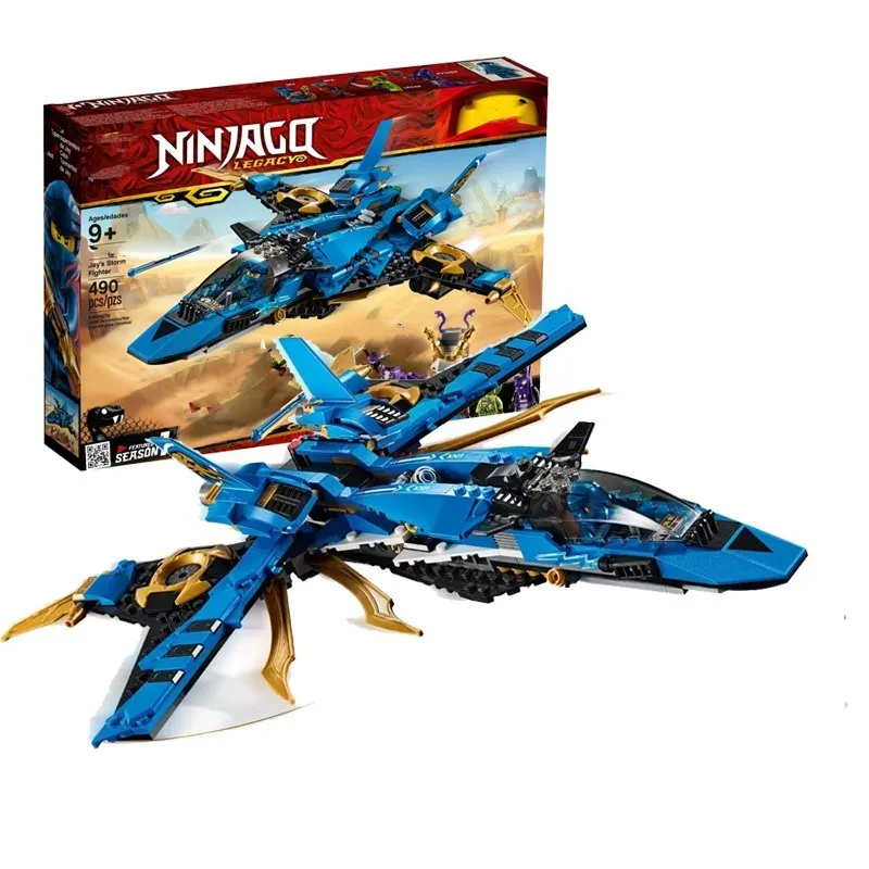 70668 ниндзя Jay's Storm Fighter космический корабль фигурки ninjagoo строительные блоки